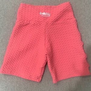 BBB Croco Biker Shorts Pink